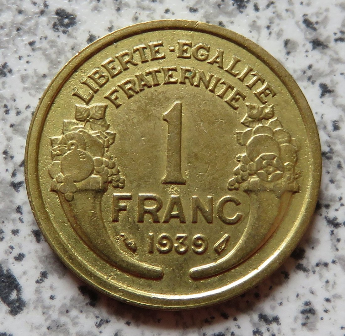  Frankreich 1 Franc 1939   