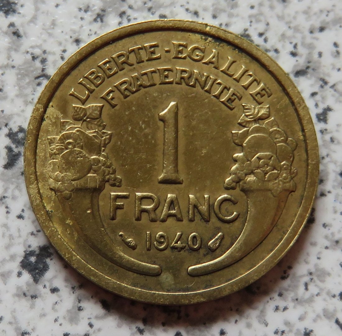  Frankreich 1 Franc 1940   