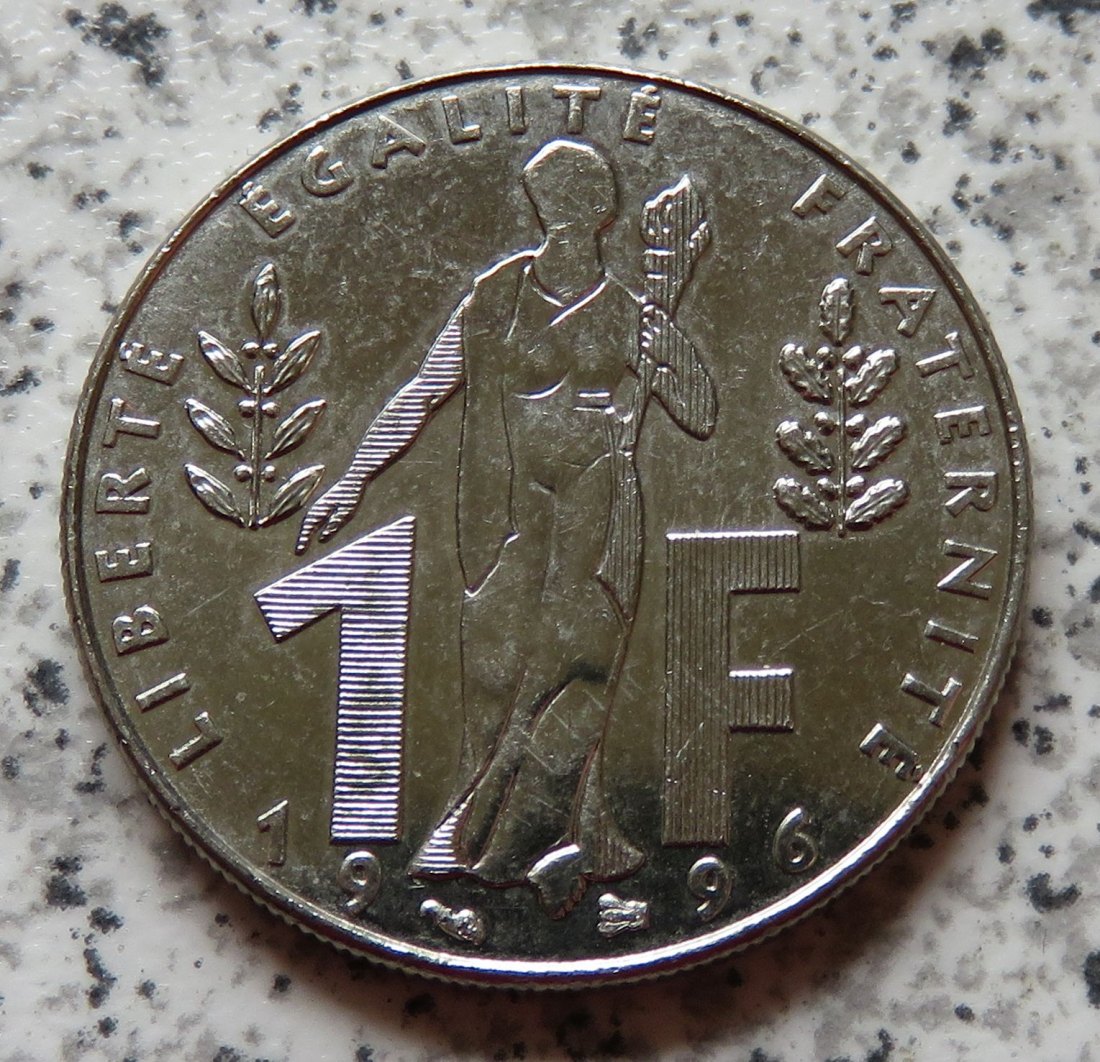  Frankreich 1 Franc 1996   