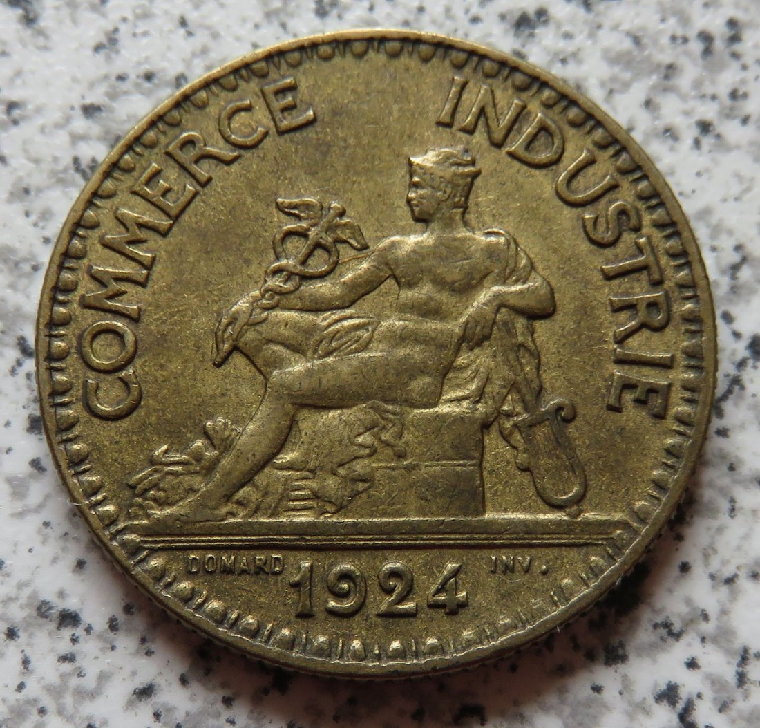  Frankreich 2 Francs 1924   