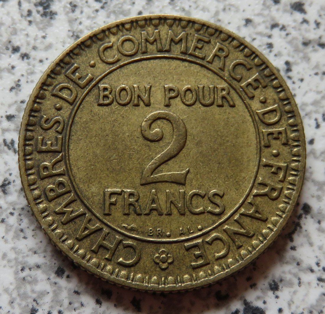  Frankreich 2 Francs 1924   