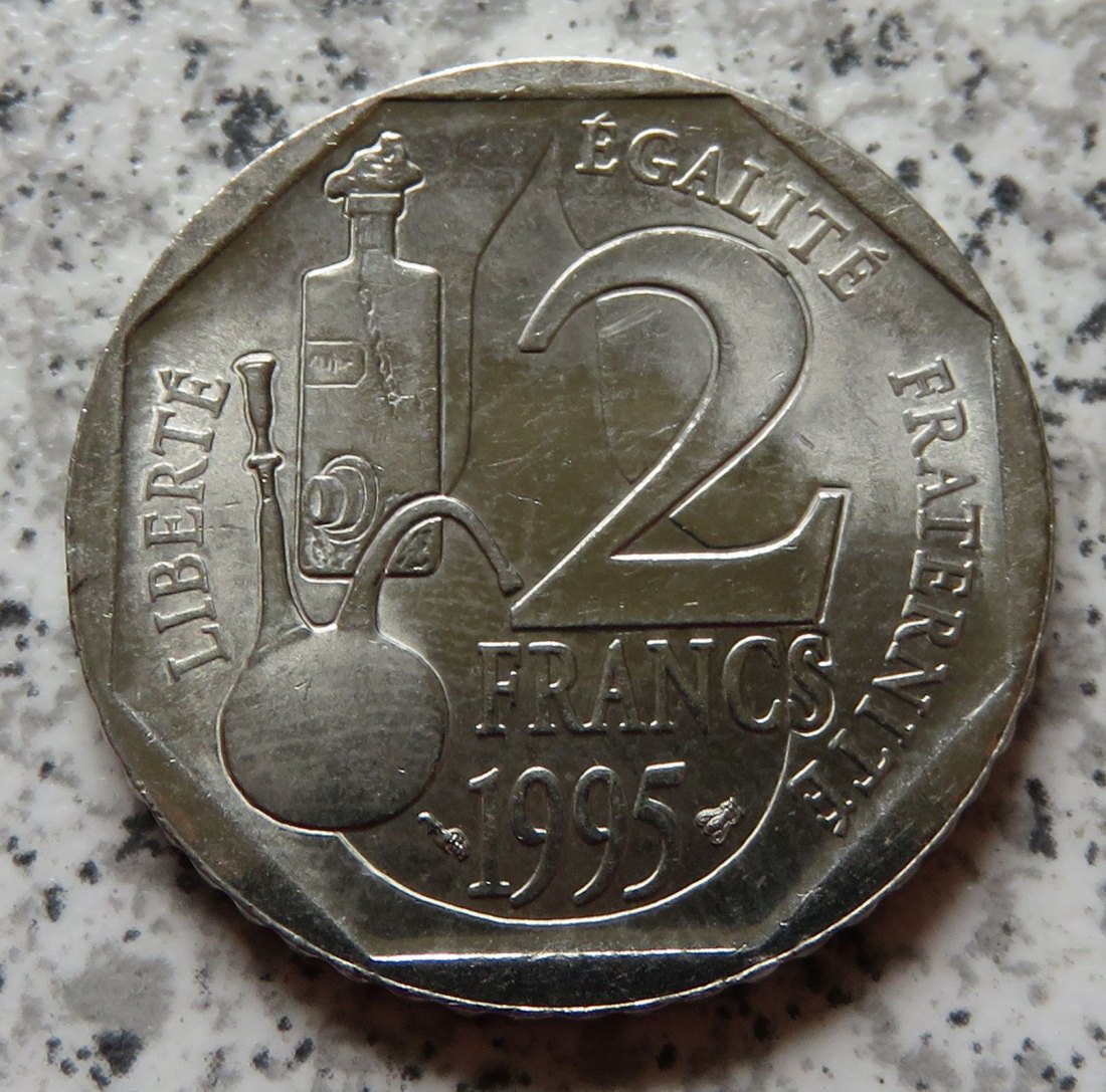  Frankreich 2 Francs 1995   