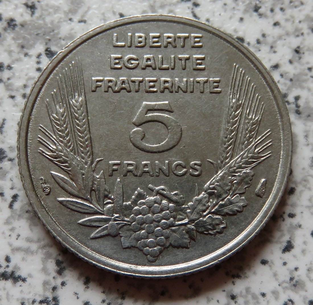  Frankreich 5 Francs 1933   
