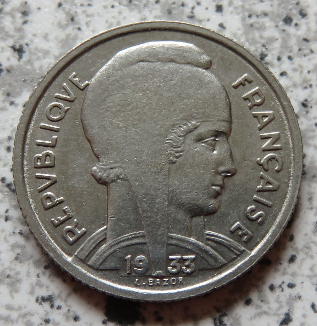  Frankreich 5 Francs 1933   