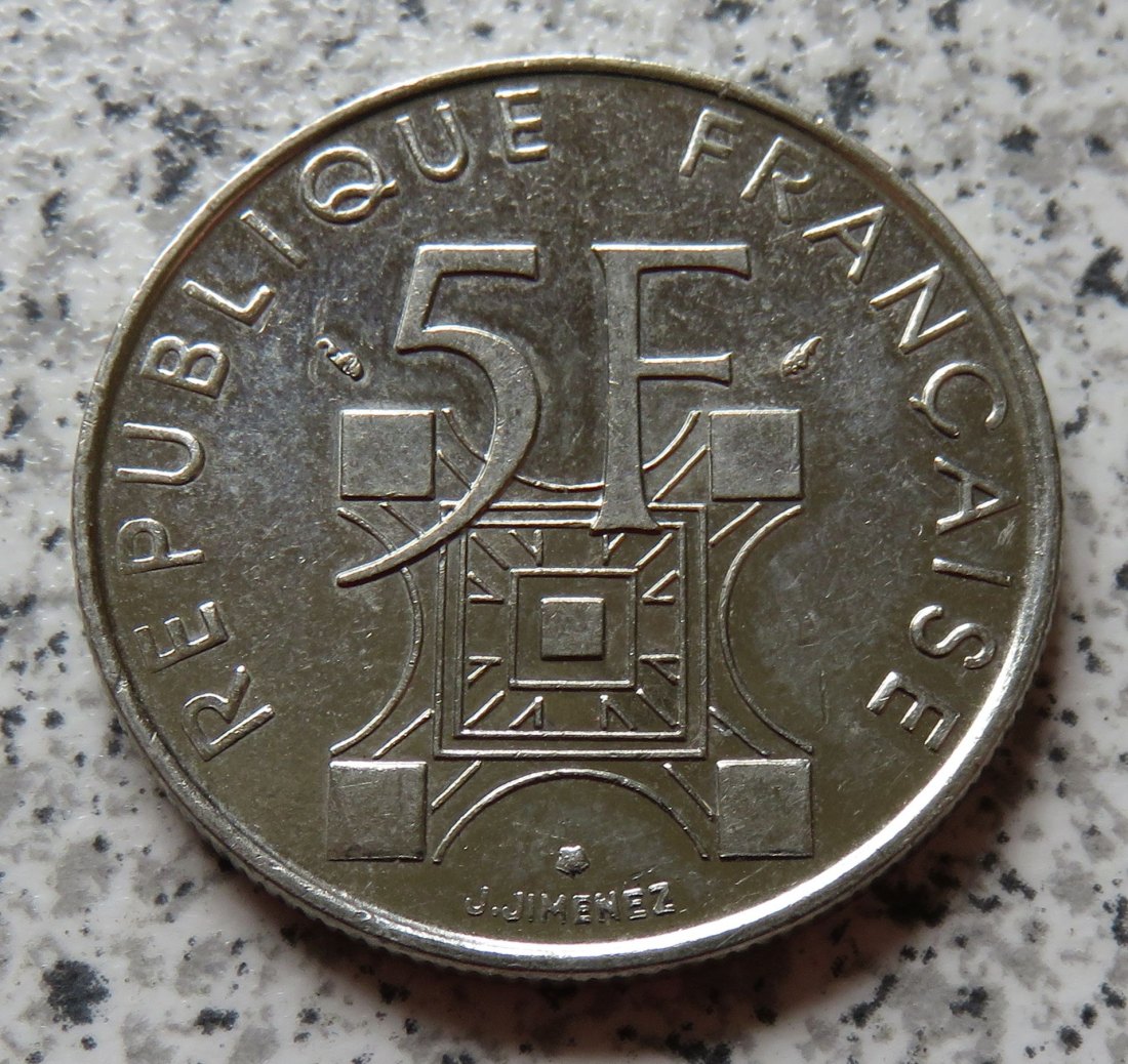  Frankreich 5 Francs 1989   