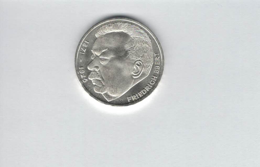  5 Mark 1975 J Friedrich Ebert silber 7g fein BRD Deutschland Spittalgold9800 (4601/12   