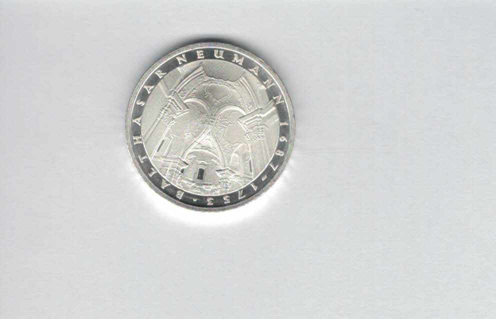  5 Mark 1978 F Balthasar Neumann silber 7g fein BRD Deutschland Spittalgold9800 (4601/15   