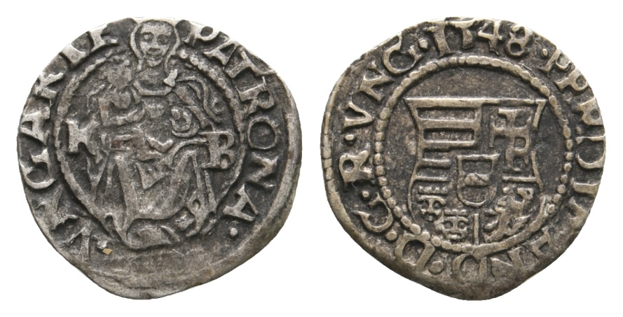  Ausland; Ungarn; Kleinmünze 1548   