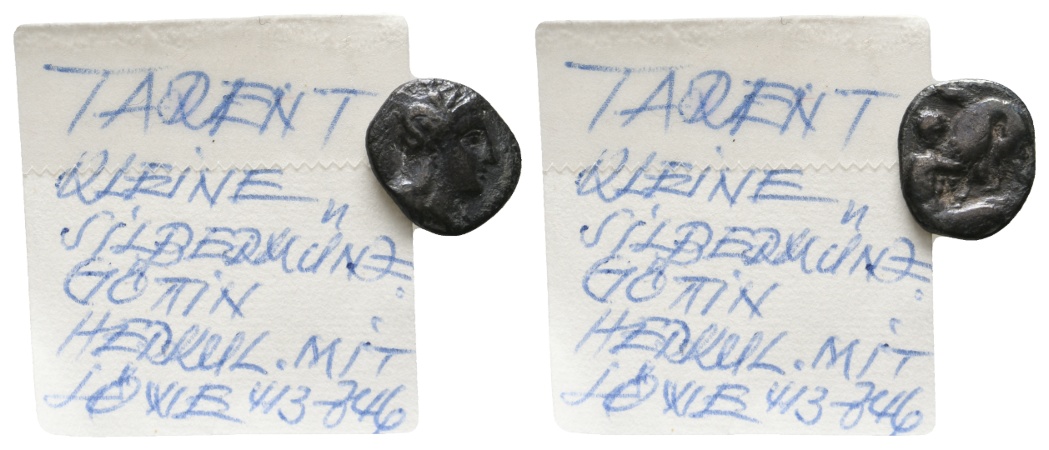  Antike; Kleinmünze; Bronze; 0,86 g   