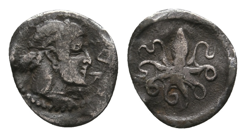  Antike; Kleinmünze; Bronze; 0,49 g   