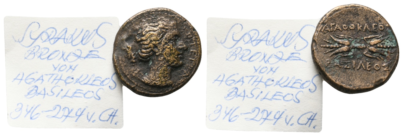  Antike; Kleinmünze; Bronze; 8,98 g   