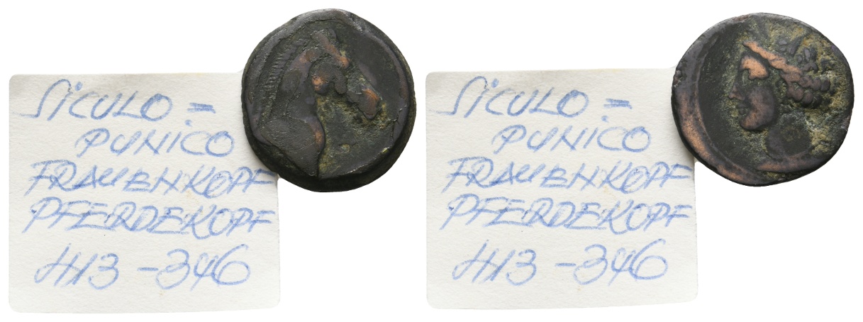  Antike; Kleinmünze; Bronze; 4,29 g   