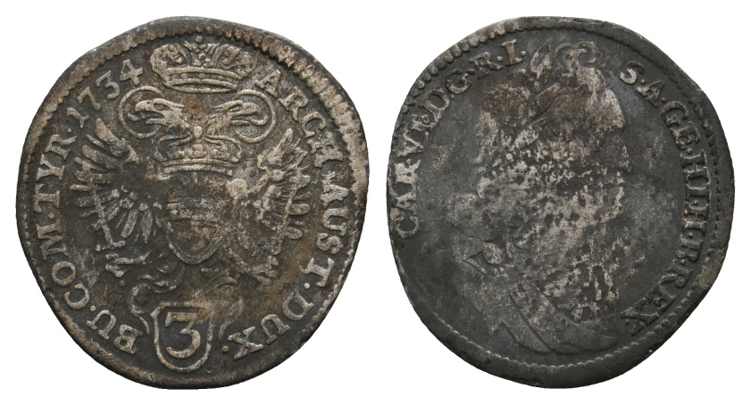  Ausland; Kleinmünze 1734   