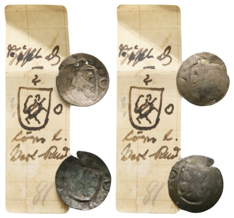  Altdeutschland; 2 Kleinmünzen   