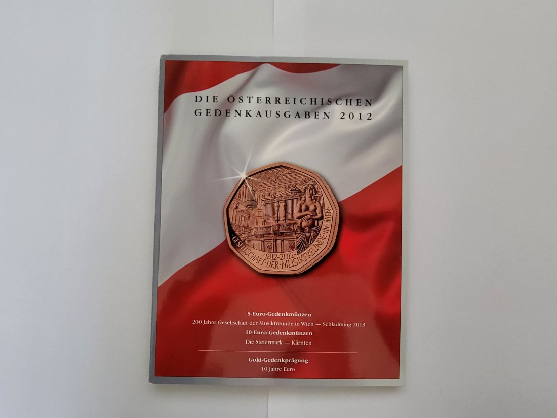  5 Euro 2012 10 Euro 2012 Kupfer 4 Stk.  Österreich Spittalgold9800 (5232/4803   