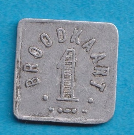  Belgien - Belgium Jeton oder Token 1 Broot Kaart 1880 Gent - Dendermonde   