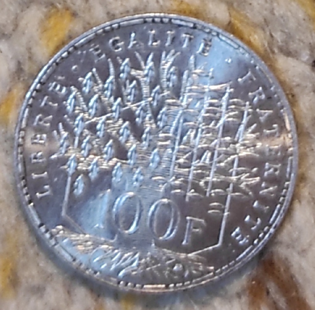  Frankreich 100 Francs 184, SILBER,   