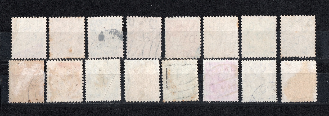  Lot 1948 Alliierte Besetzung(Bizone) Mi.73wg-96wg Echt Gelaufen /16 Werte /Mi: 13,20 € siehe scan   