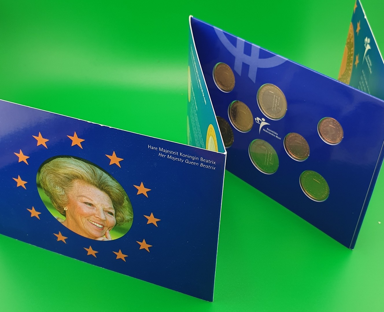  Niederlande KMS 2002 im Original Blister Königin Beatrix gesamt 3,88 Euro   