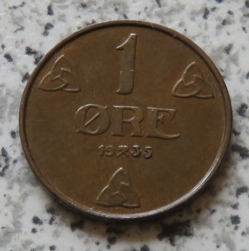  Norwegen 1 Öre 1935   