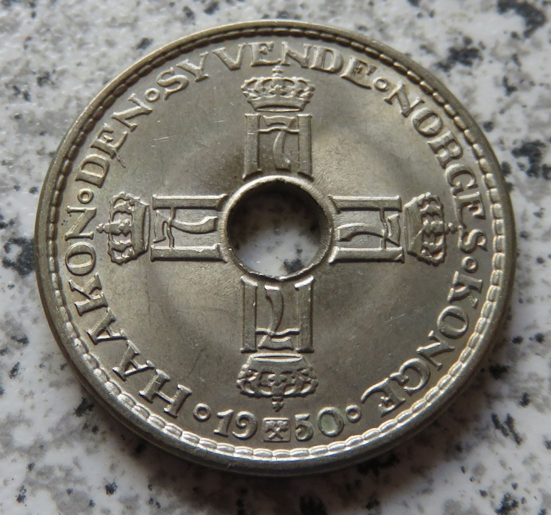  Norwegen 1 Krone 1950   