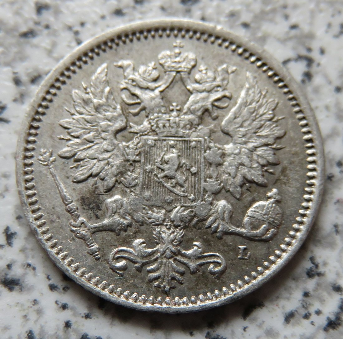  Finnland 25 Penniä 1889   