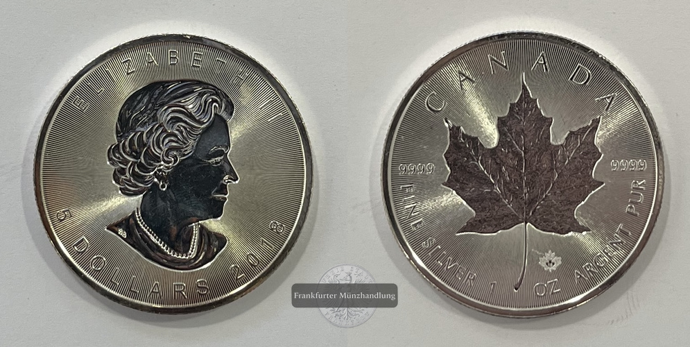  Kanada 5 Dollars 2018 Maple Leaf KM#1601 FM-Frankfurt Feinsilber: 31,1g   
