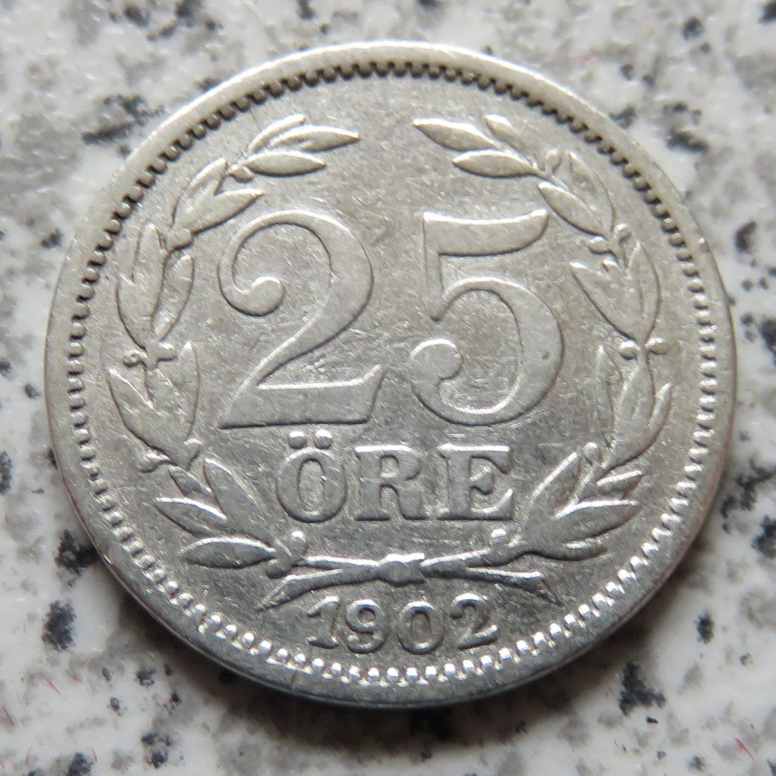  Schweden 25 Öre 1902   