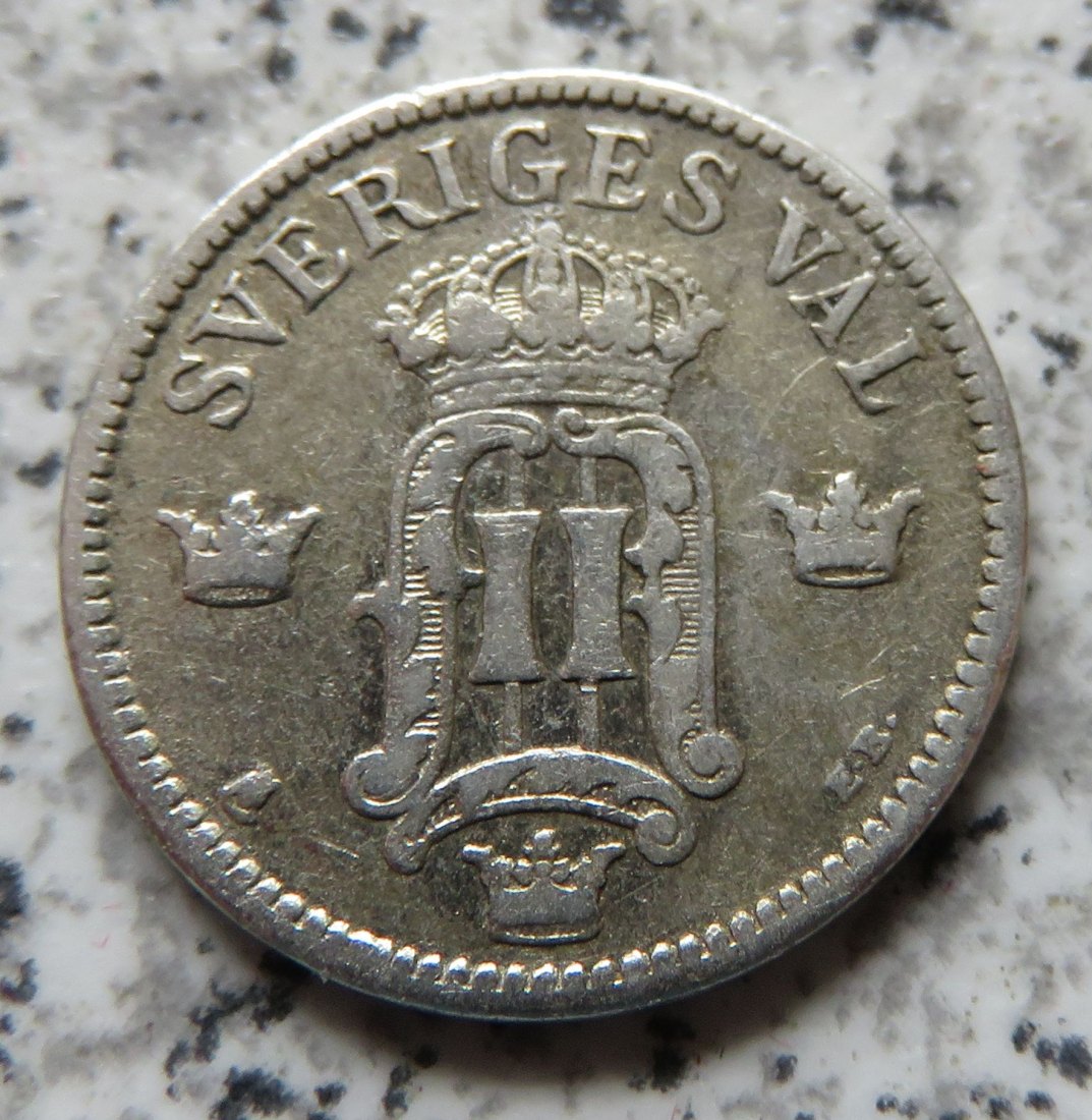  Schweden 25 Öre 1907   