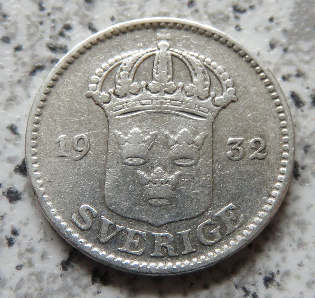  Schweden 25 Öre 1932   