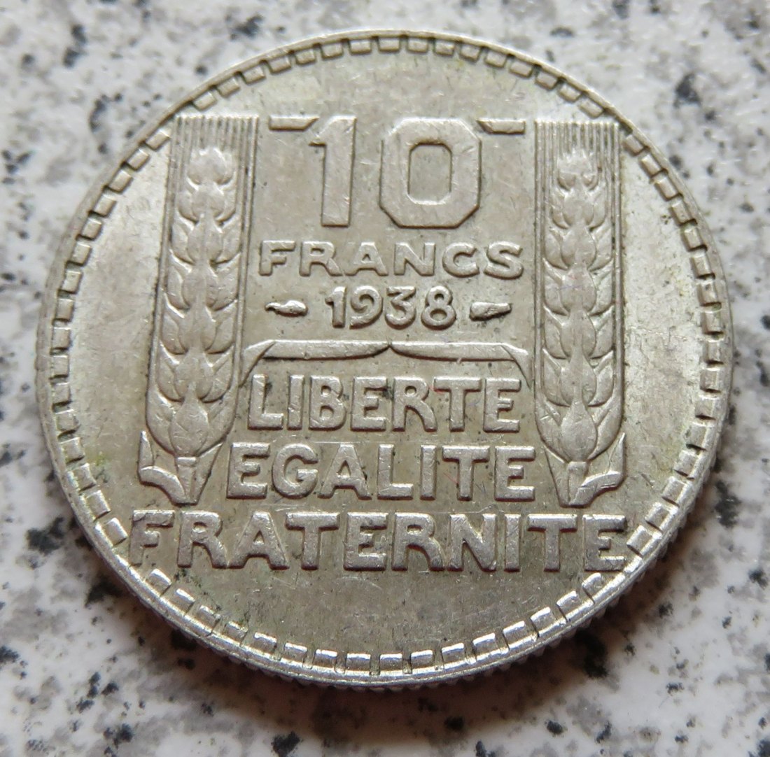  Frankreich 10 Francs 1938   