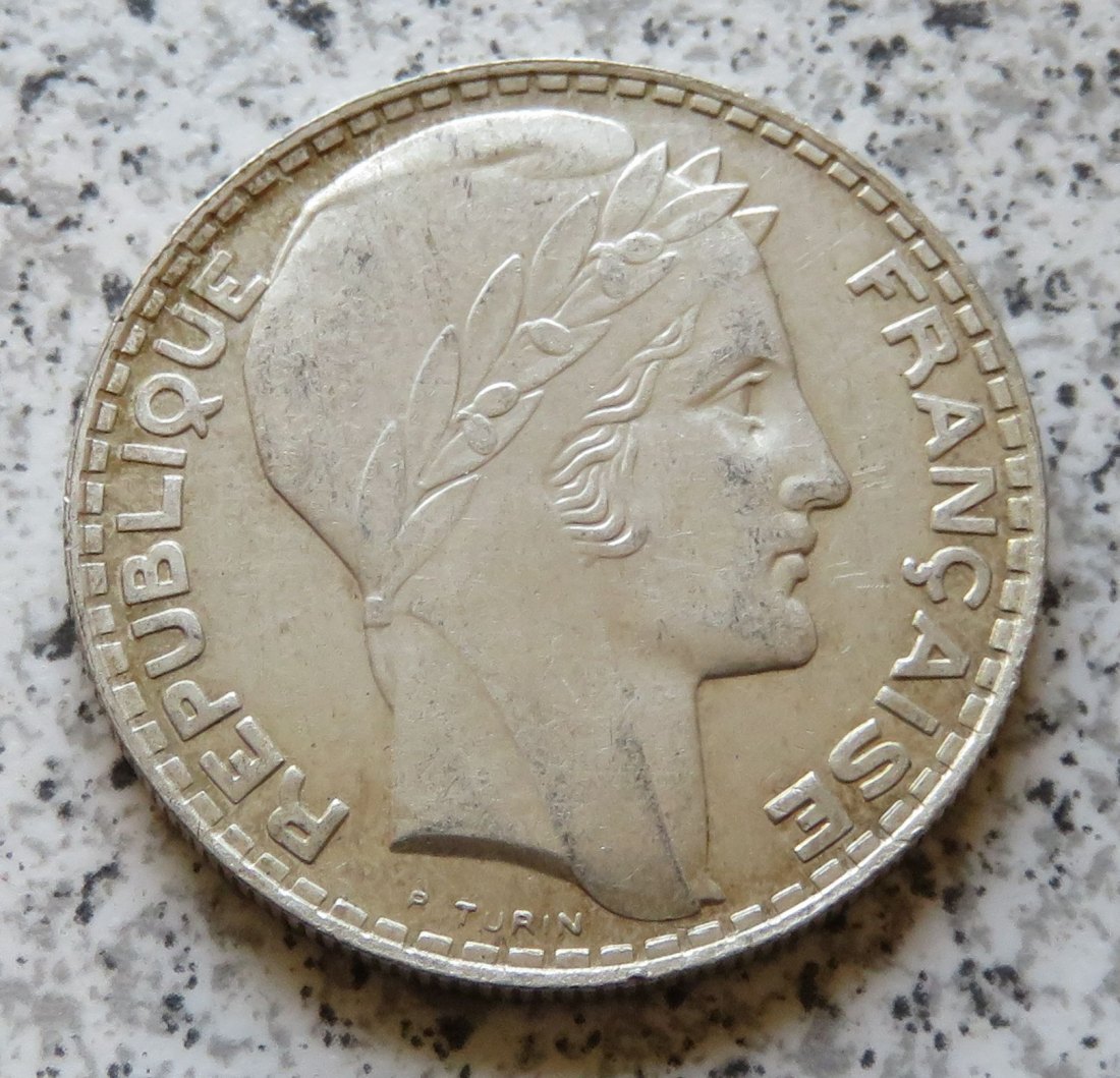  Frankreich 20 Francs 1933   