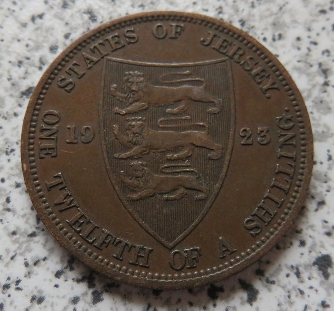  Jersey 1/12 Shilling 1923   