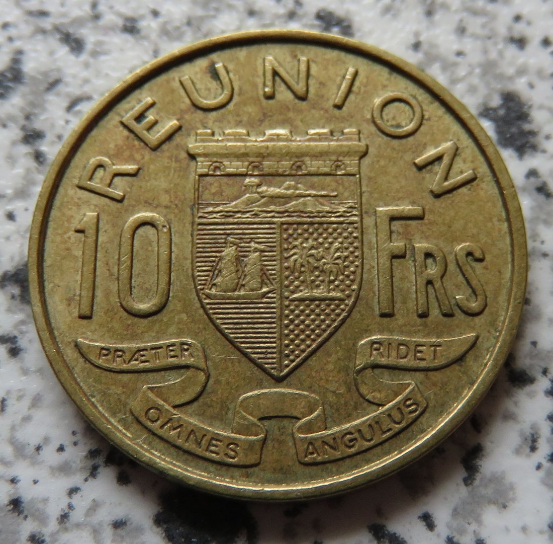  Reunion 10 Francs 1970   