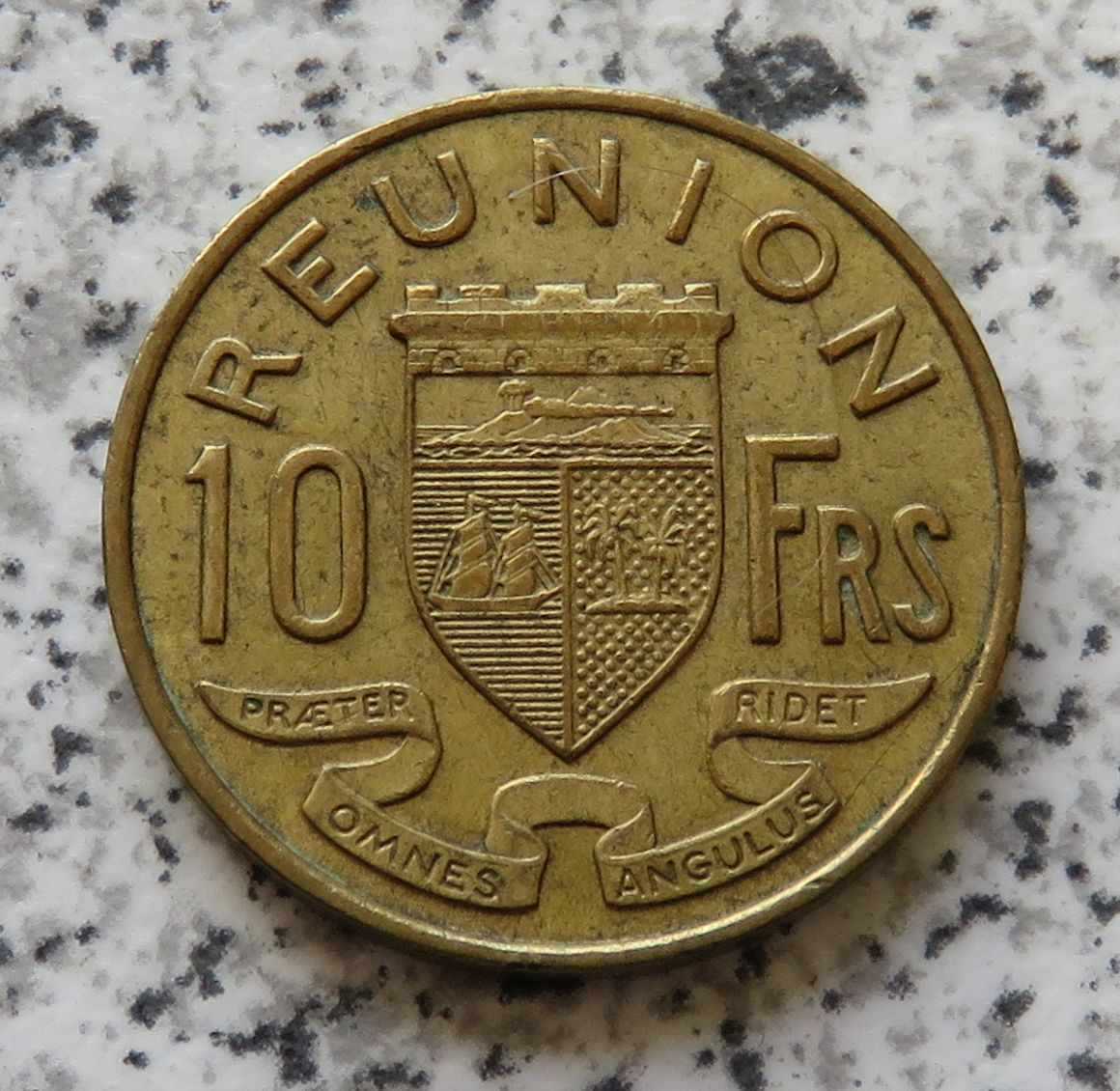  Reunion 10 Francs 1962   