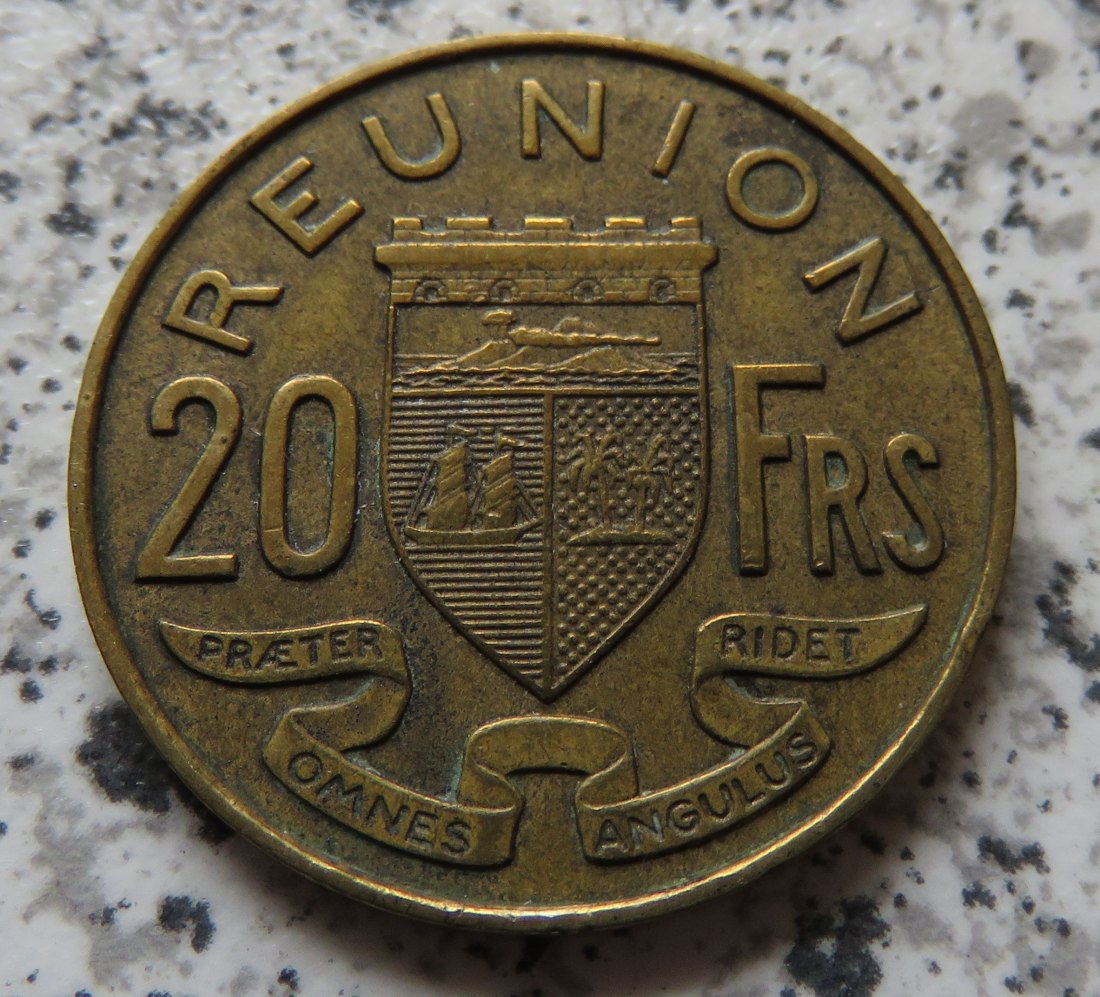  Reunion 20 Francs 1955   