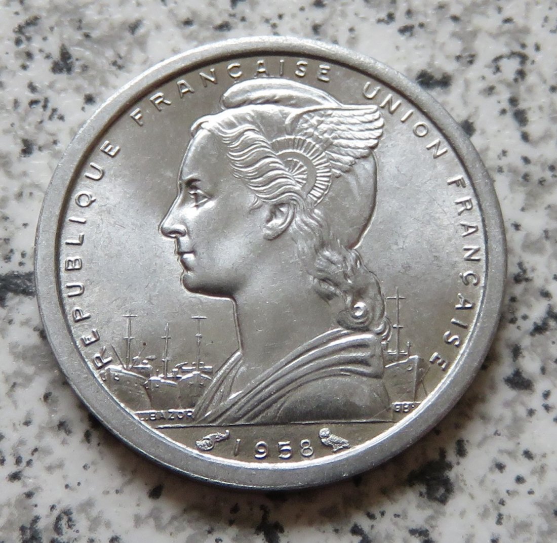  Madagaskar 1 Franc 1958   