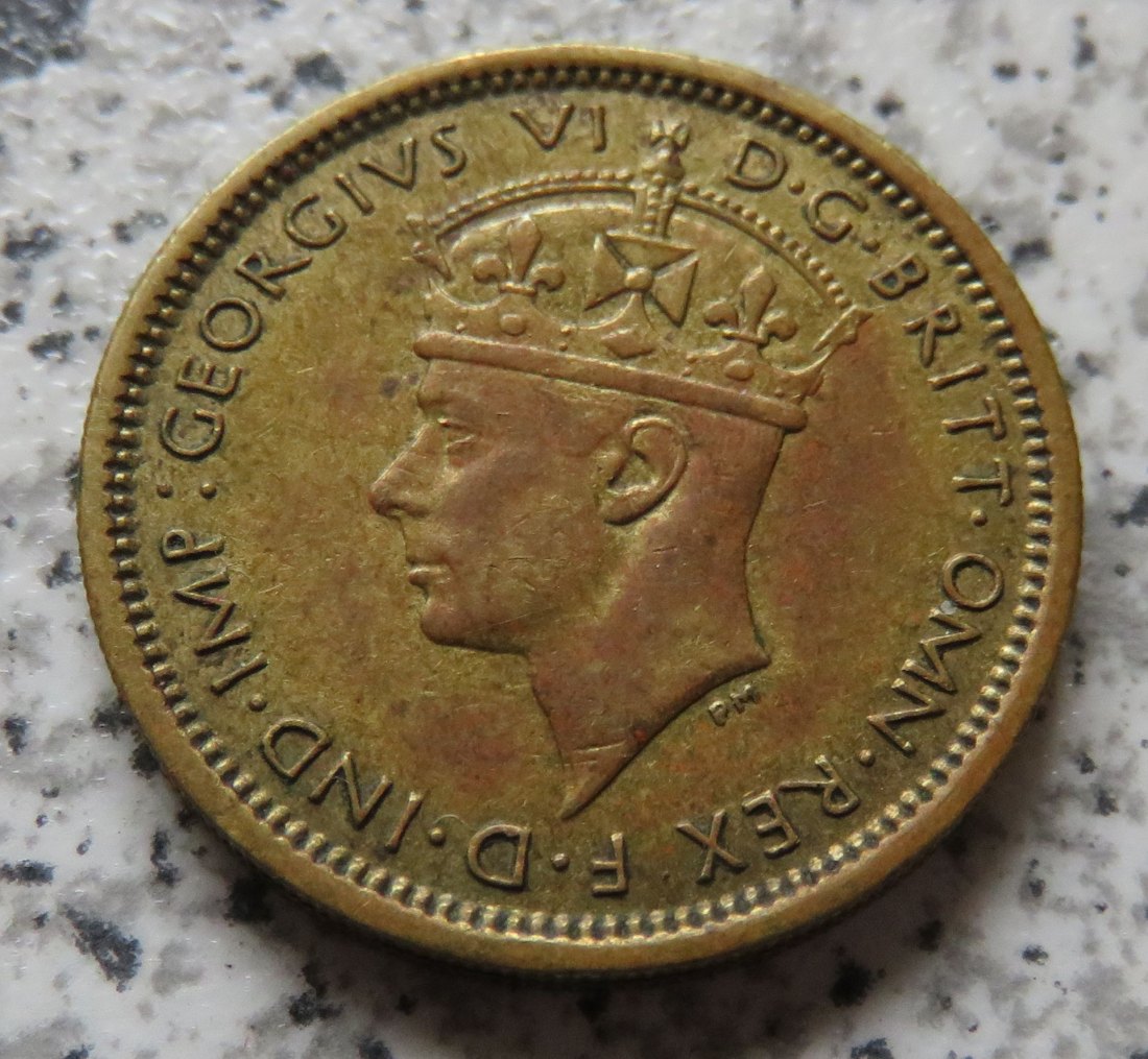  British West Afrika 6 Pence 1947   