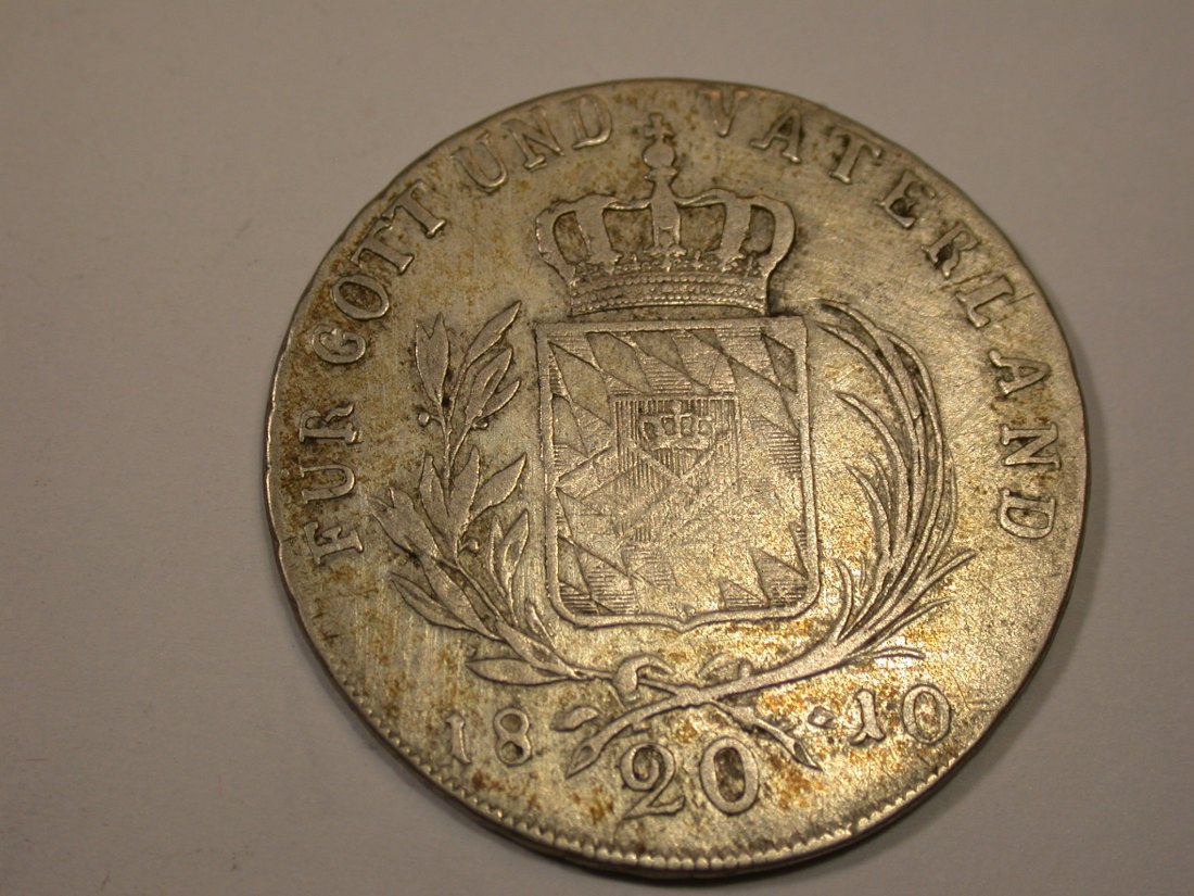  J12  Bayern  20 Kreuzer 1810 f.ss  AKS50  Originalbilder   