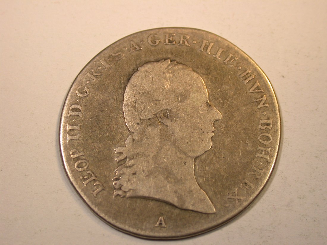  J12  RDR Österreich 1/4 Taler 1790 in f.ss  Originalbilder   