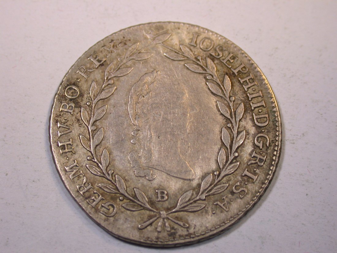  J12  RDR Österreich  20 Kreuzer 1787 B Kremnitz ss+ Originalbilder   