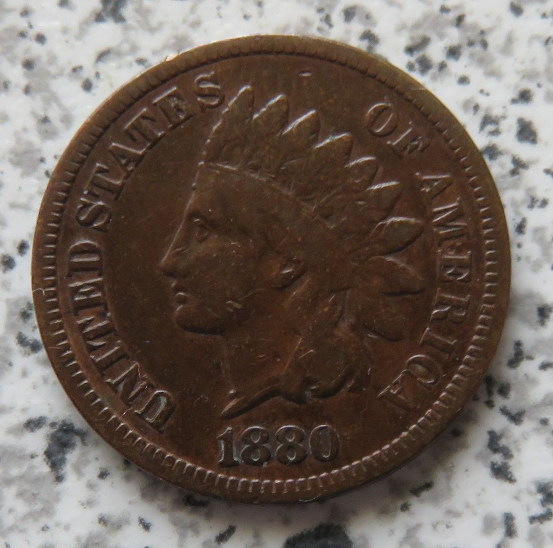  USA Indian Head Cent 1880   