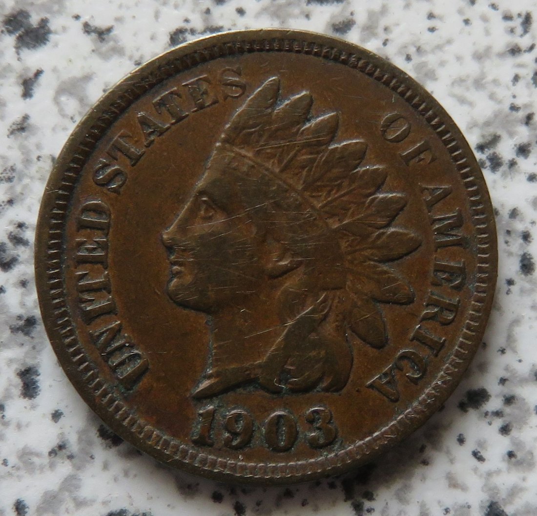  USA Indian Head Cent 1903   