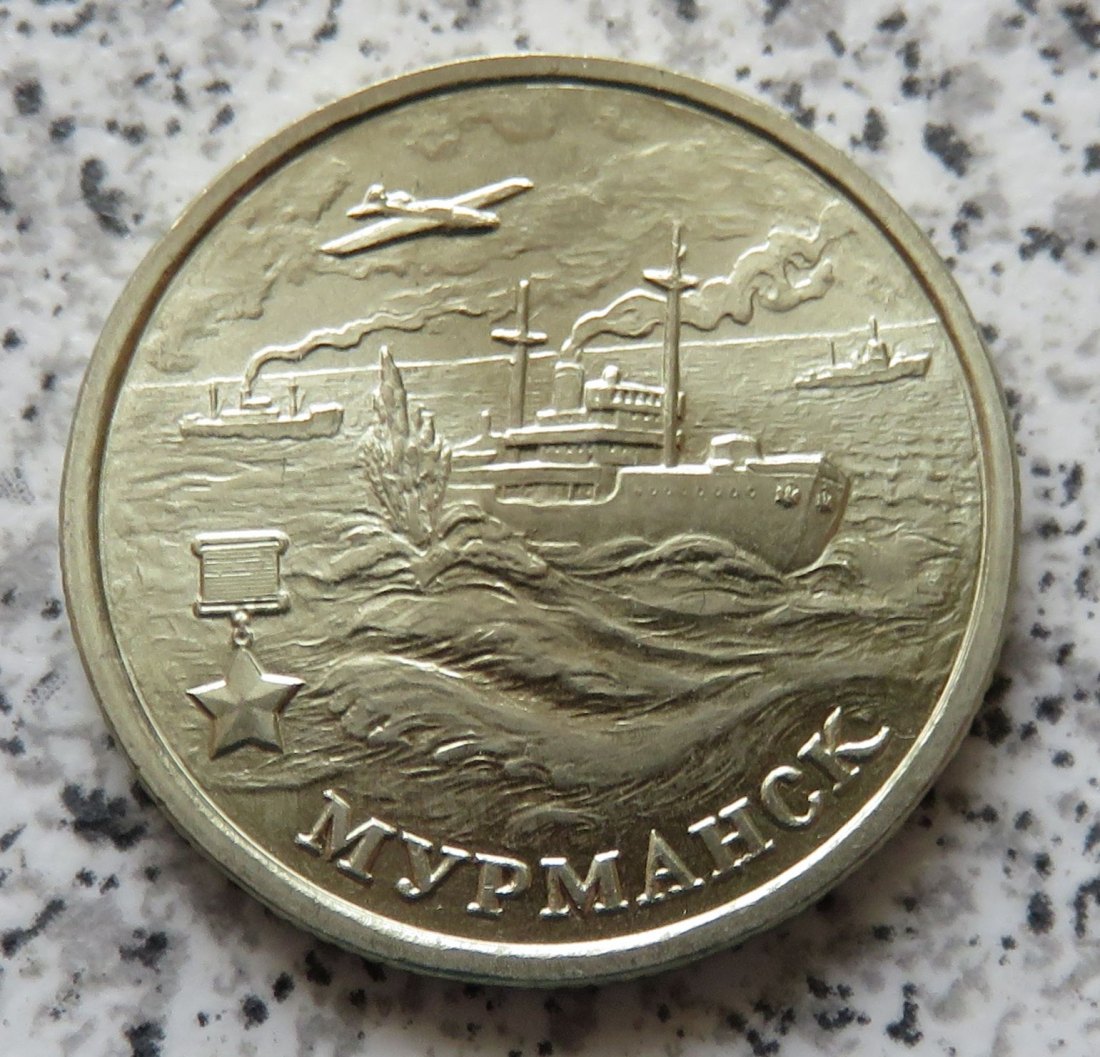  Russland 2 Rubel 2000 Murmansk   