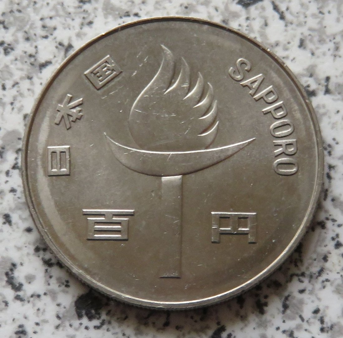  Japan 100 Yen 1972 Olympiade Sapporo   