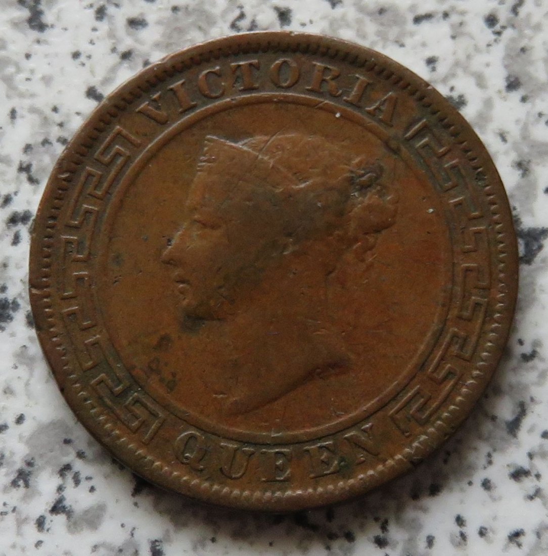  Ceylon 1 Cent 1891   