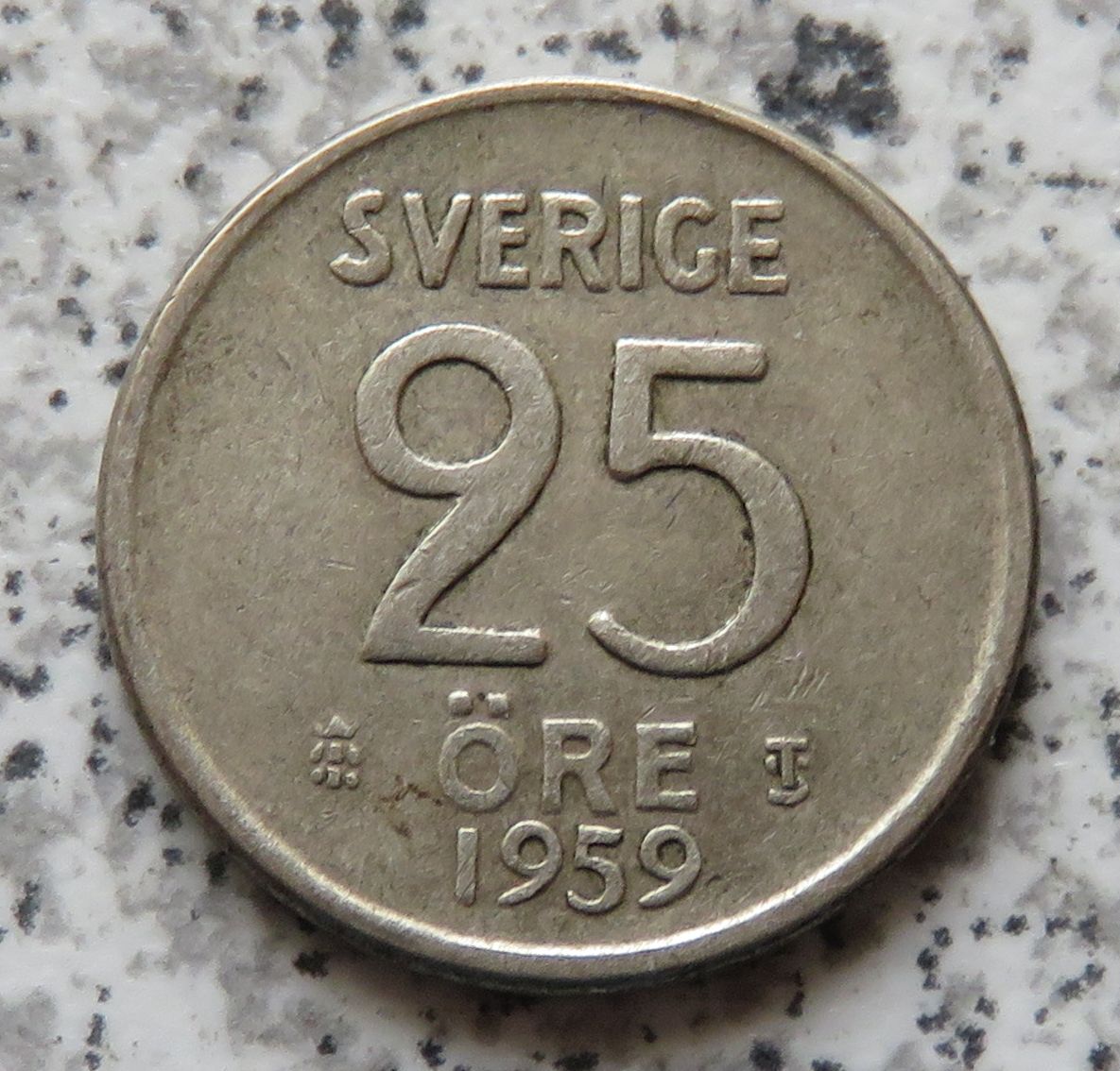  Schweden 25 Öre 1959   