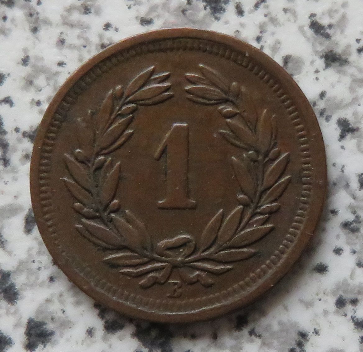  Schweiz 1 Rappen 1900 B   