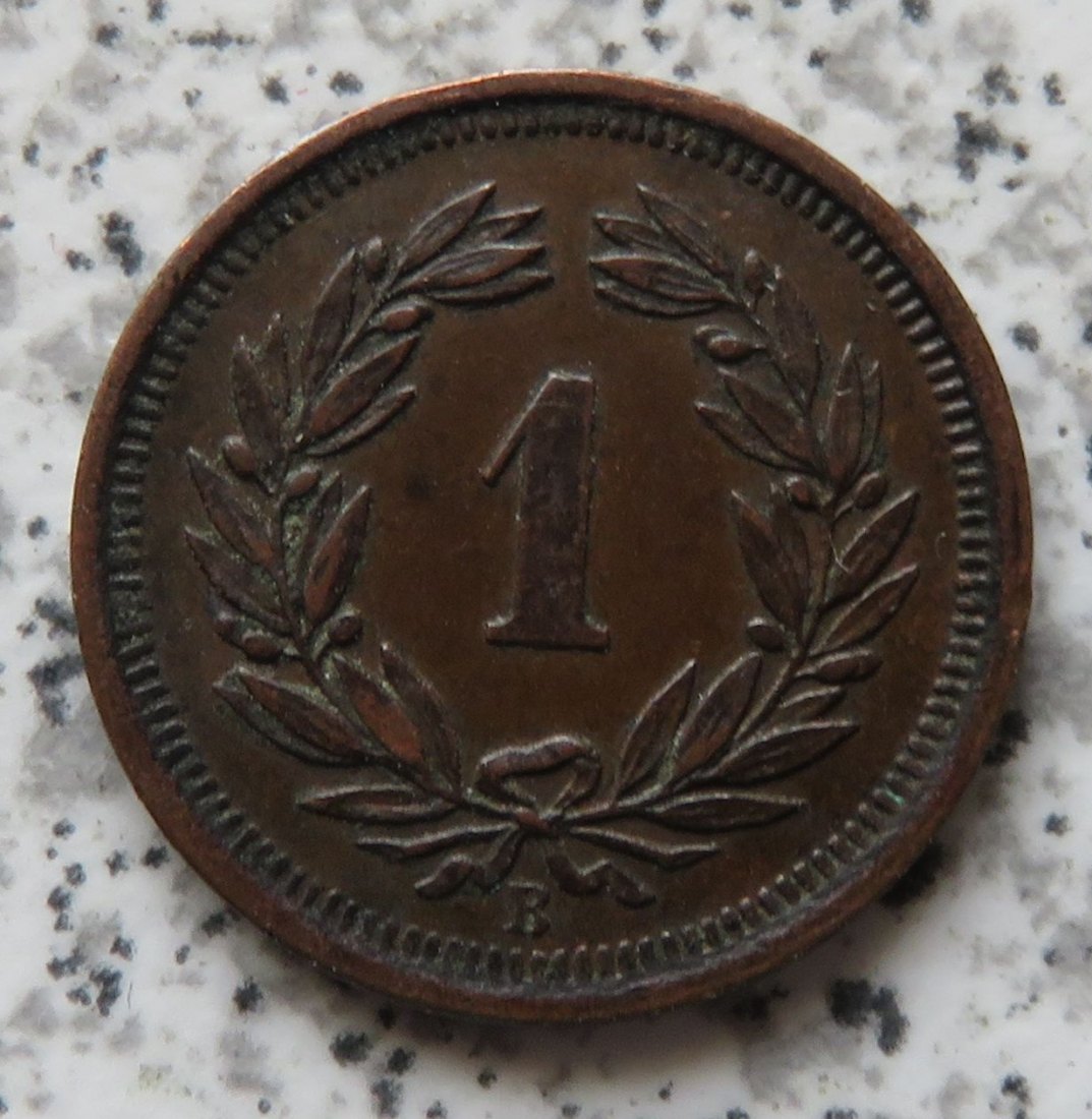  Schweiz 1 Rappen 1908 B   