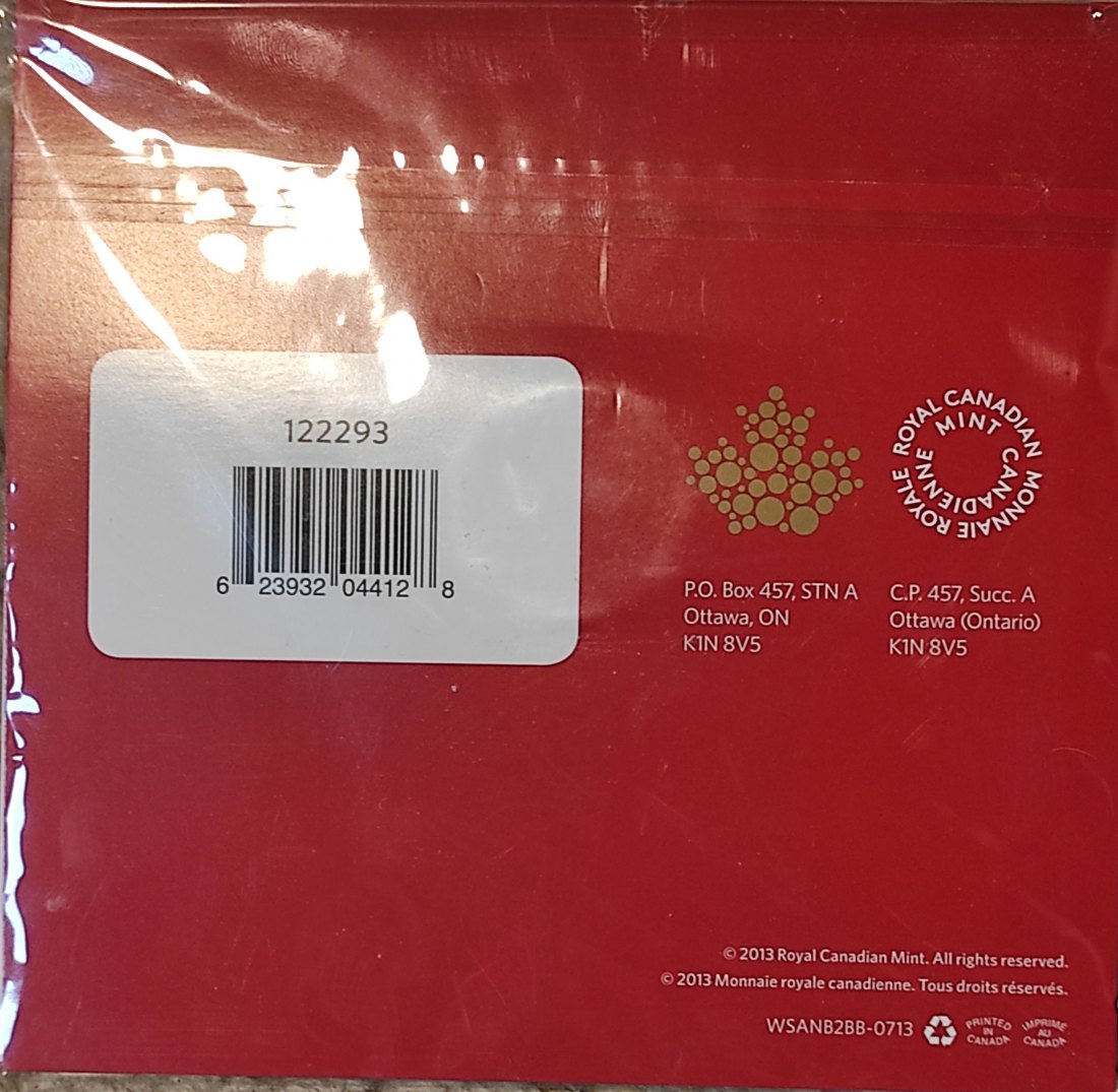  Kanada 20 Dollar 2013, SILBER, Santa Claus, Original verschweißt   